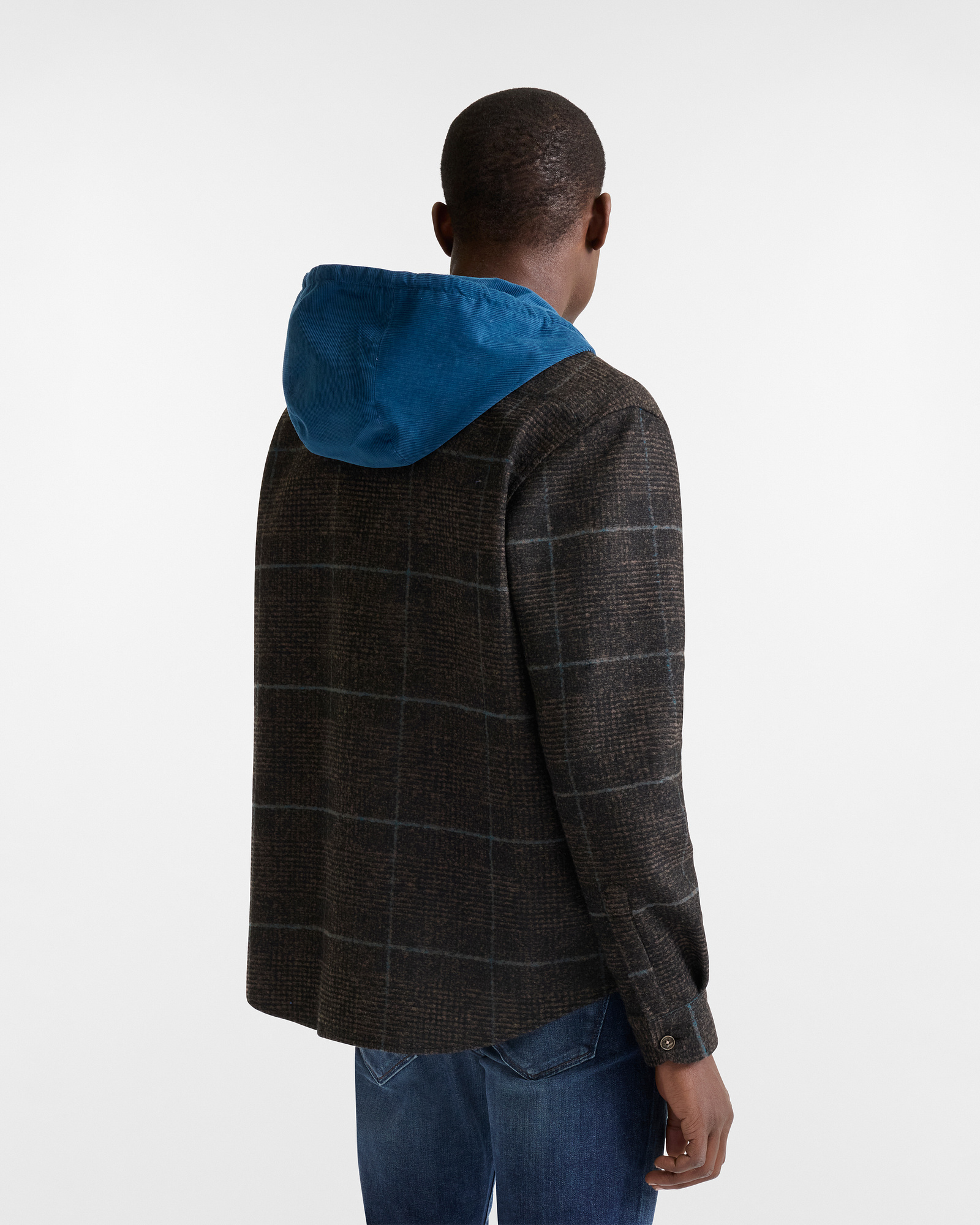 Sobrecamisa en Jacquard con Capucha