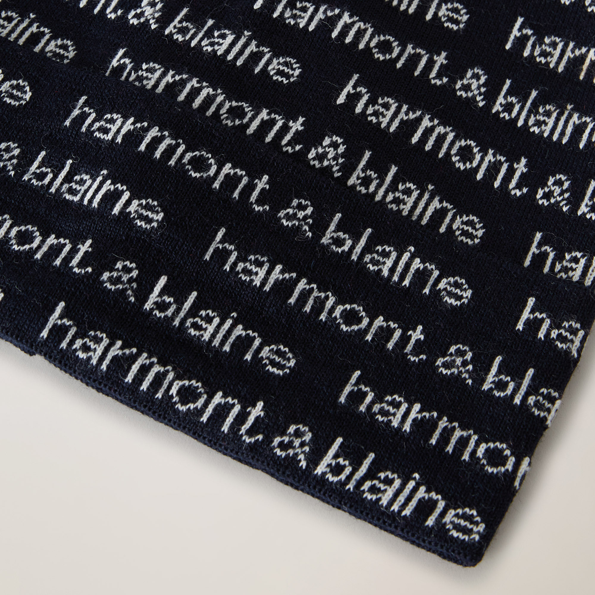 Berretto Corto In Misto Lana Con Risvolto, Blu Navy, large image number 1