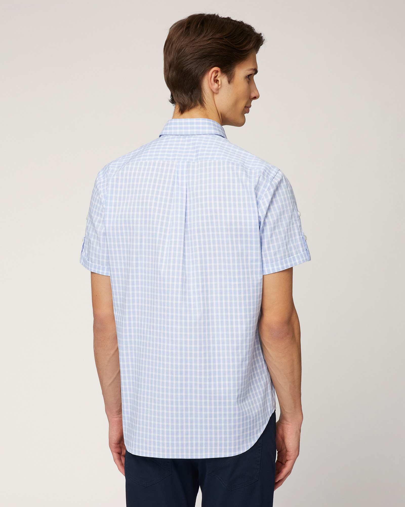 Check Short-Sleeved Shirt