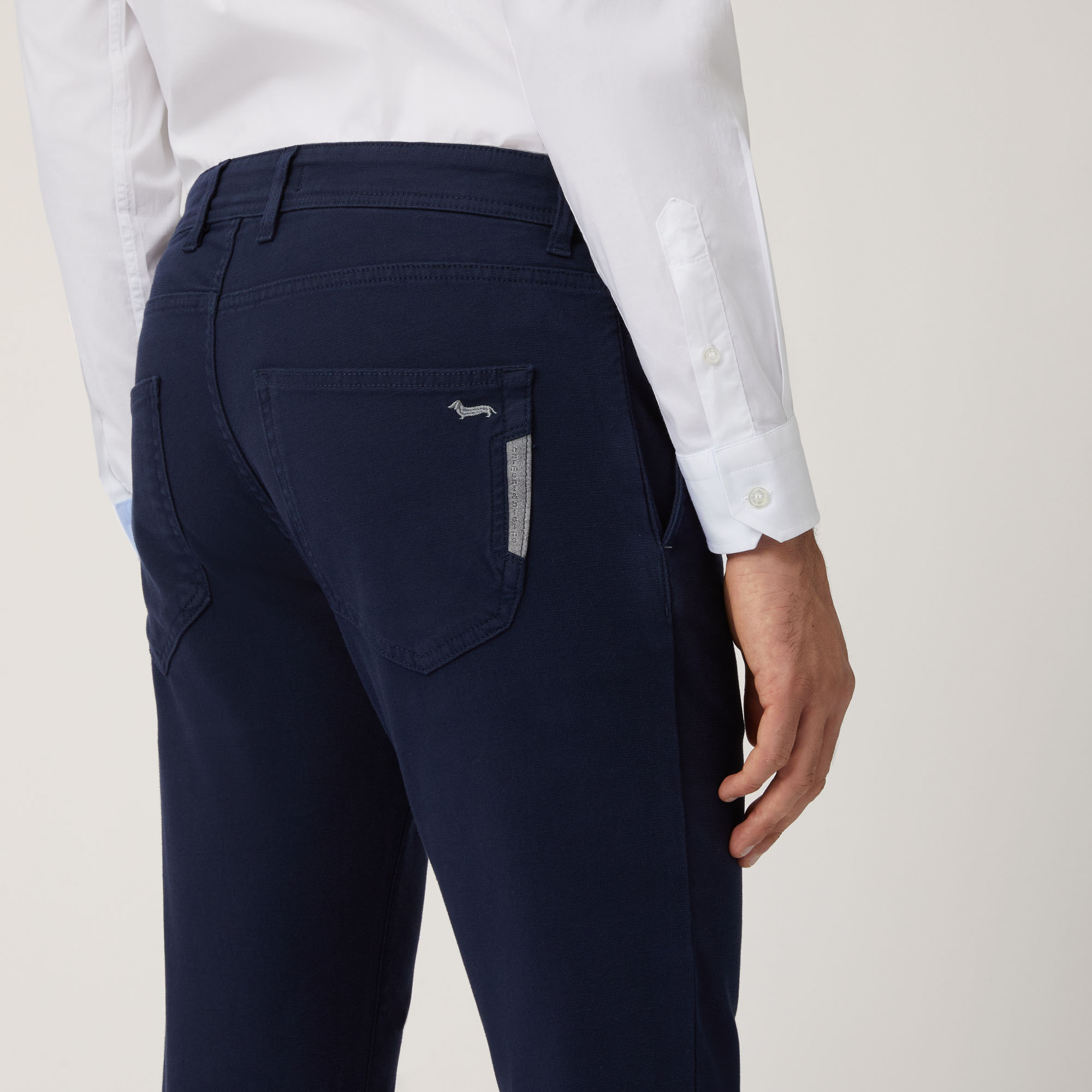 Pantalone Cinque Tasche Colorfive Art Academy, Blu Navy, large image number 2