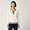 Long-Sleeved Polo Shirt With Contrast Details, White, swatch
