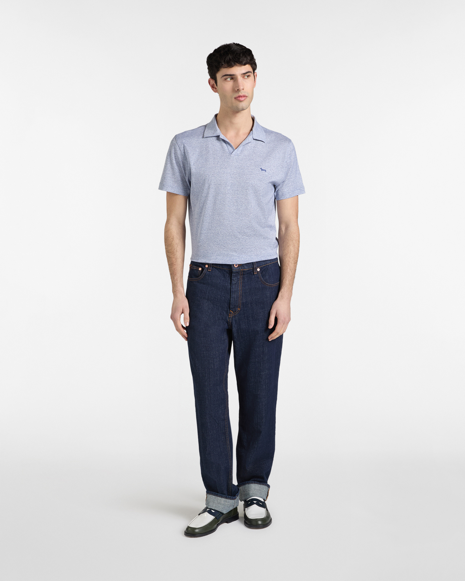 Bowling polo shirt, Blue, large image number 3