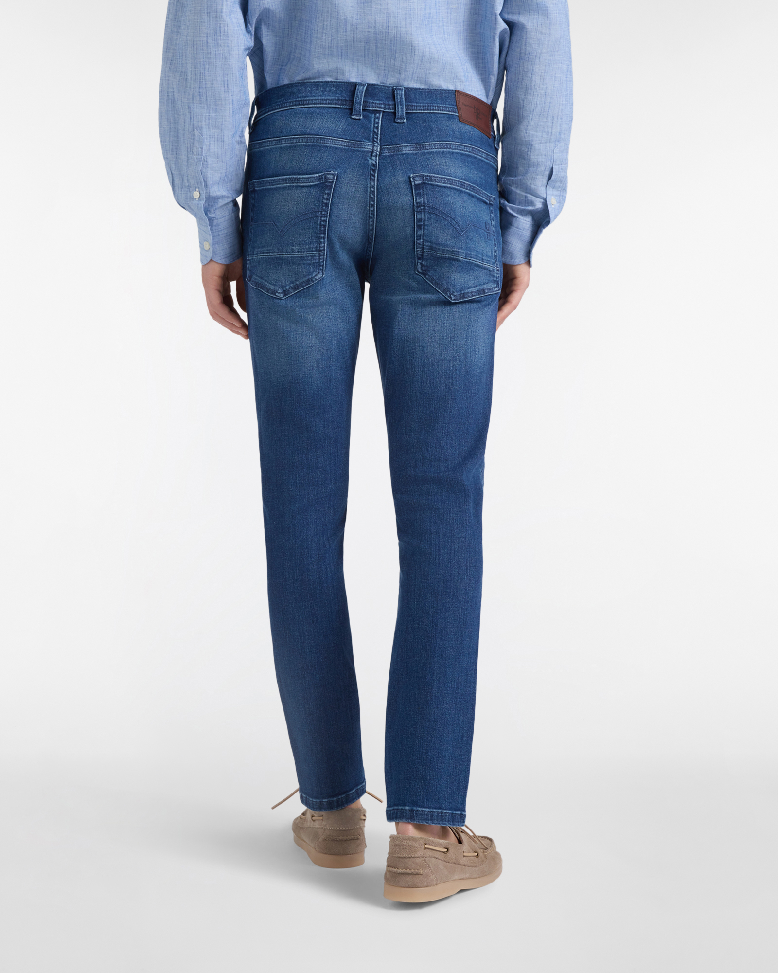 Denim Uomo Cinque Tasche Slim Fit, Blu denim, large image number 1