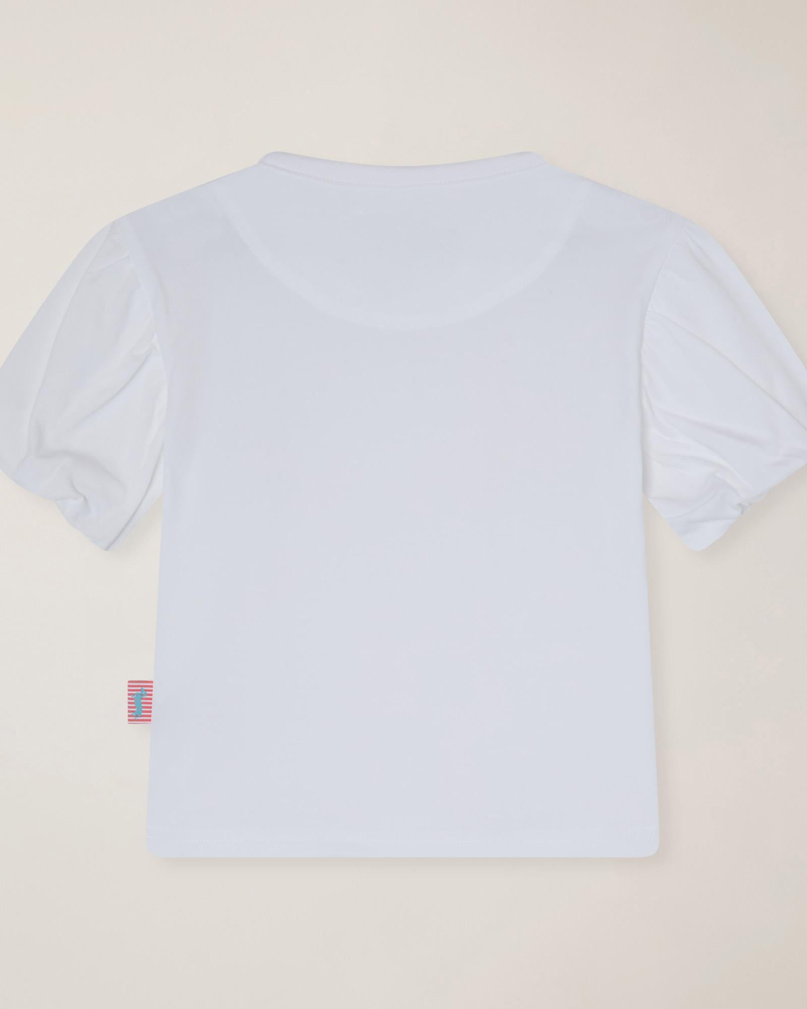T-shirt con maniche a sbuffo