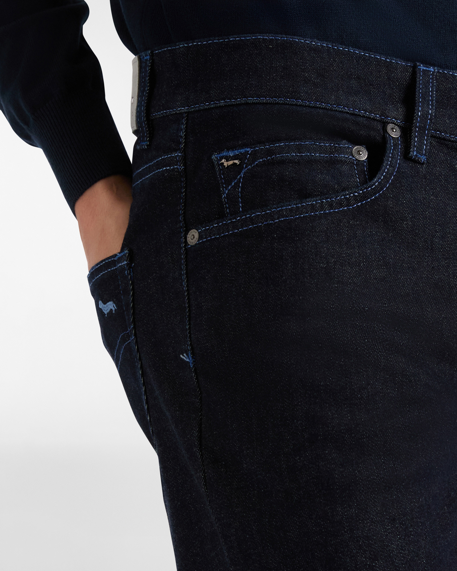 Denim de 5 bolsillos, Blu, large image number 2