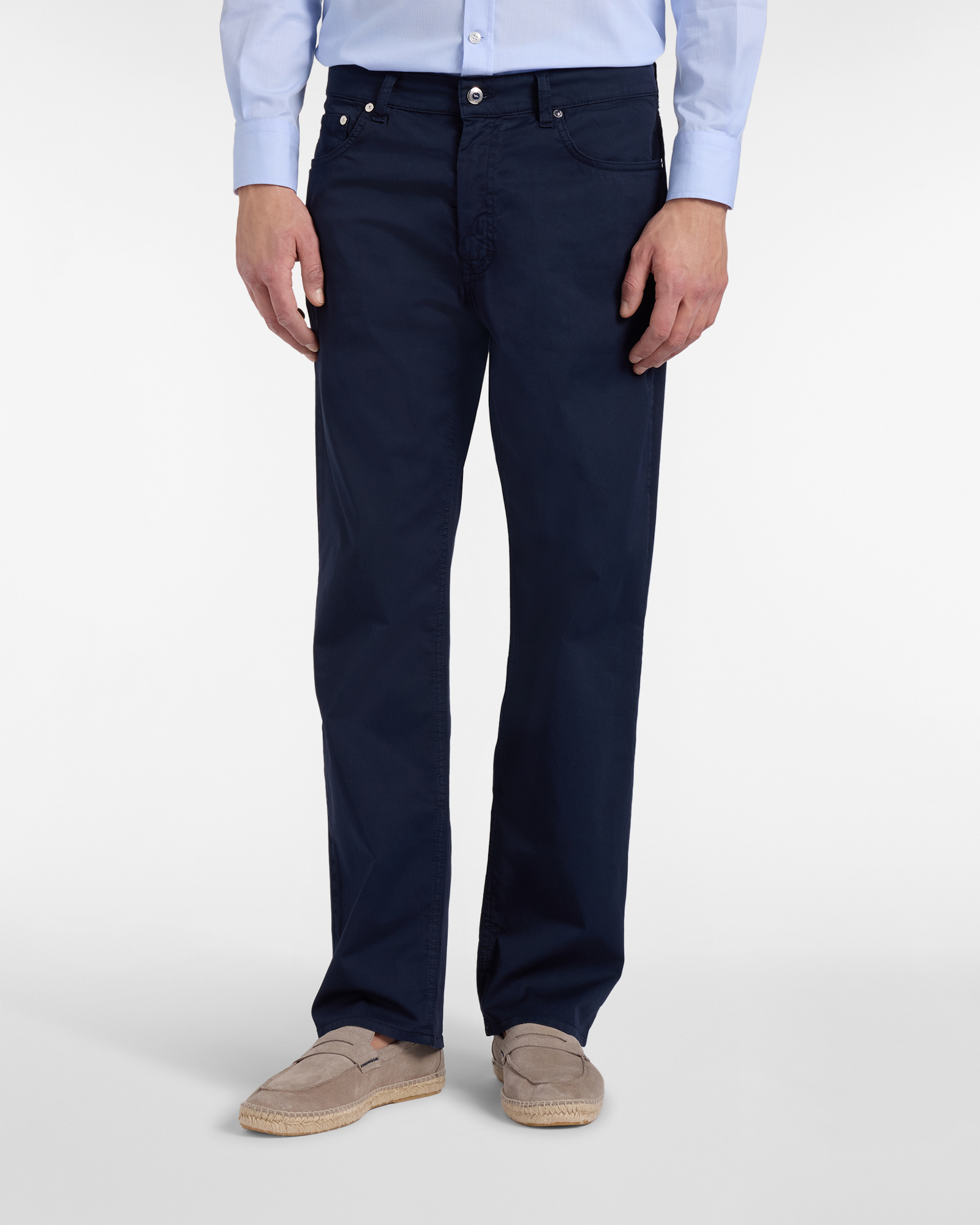 Relaxed-fit five-pocket trousers