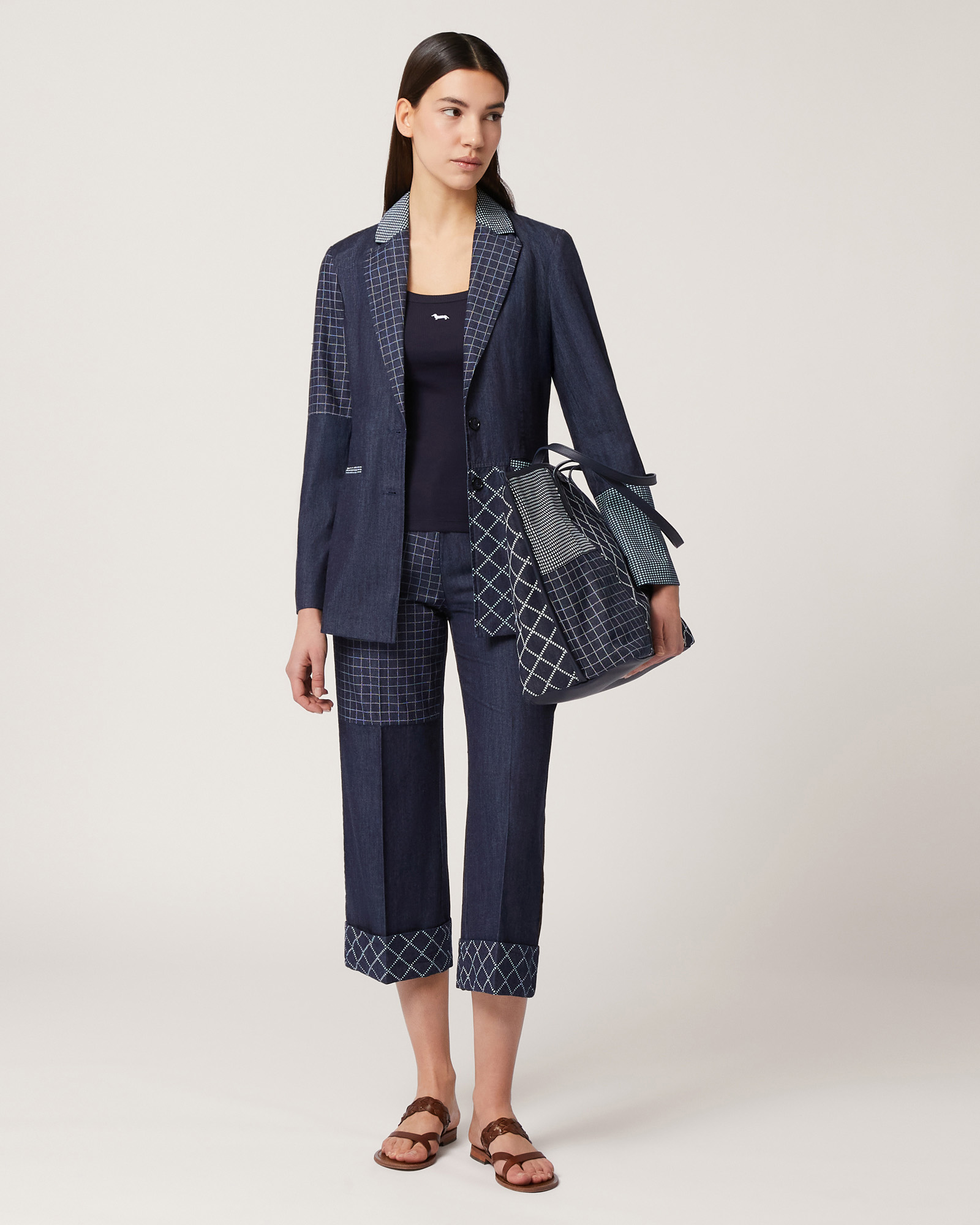 Jacke aus Denim mit Print, Hellblau, large image number 3