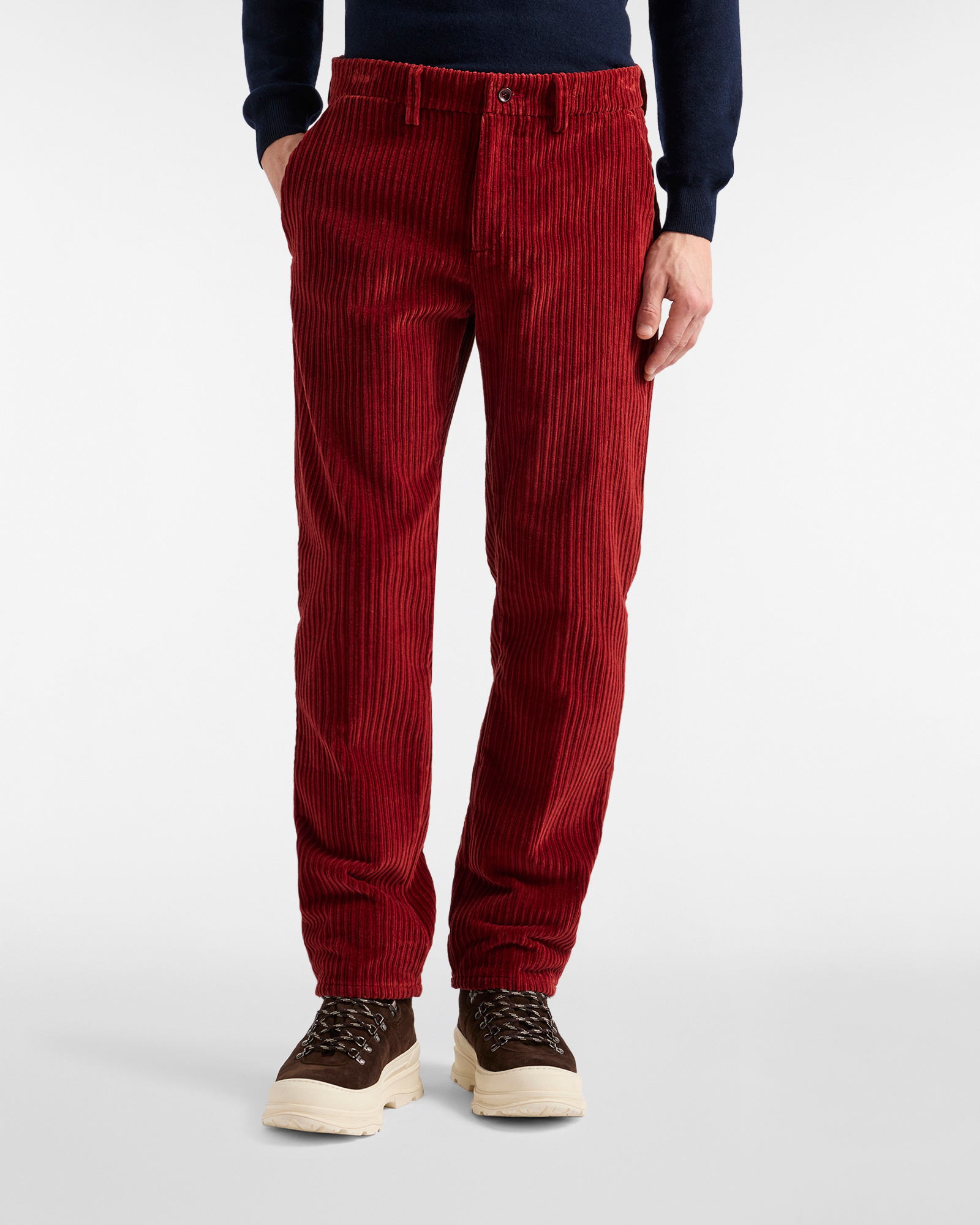 Pantalone in Velluto a Coste "Cortina a Colori"