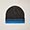 Short Wool-Blend Beanie With Contrasting Lettering And Edging, Black, swatch