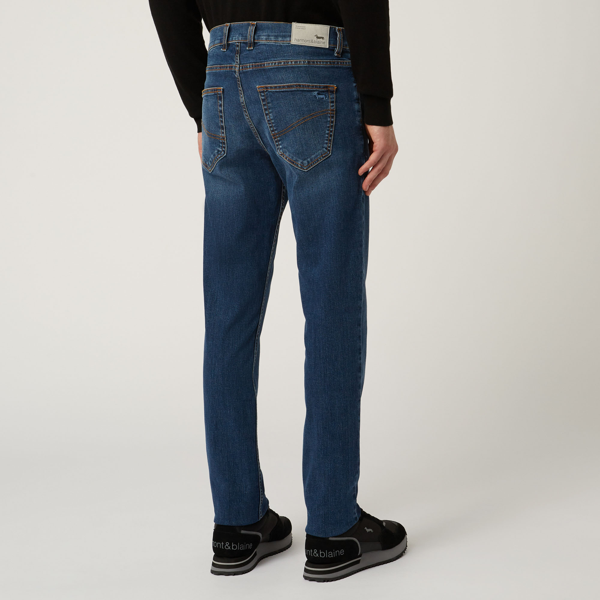 Essentials 5 pocket denim jeans: & [GLOBAL] italian Harmont | Luxury Blaine Essentials