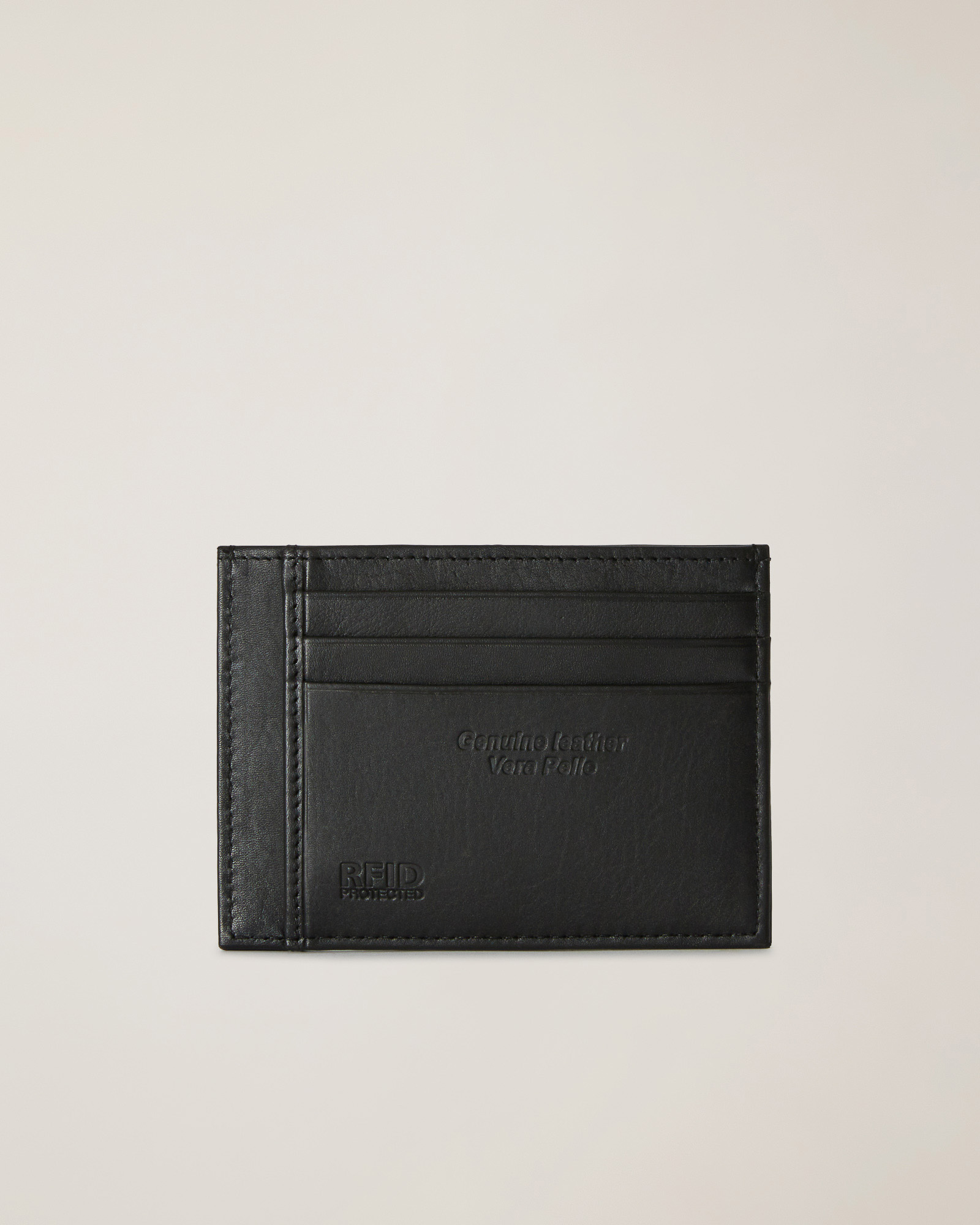 Leather Card Holder with Logo