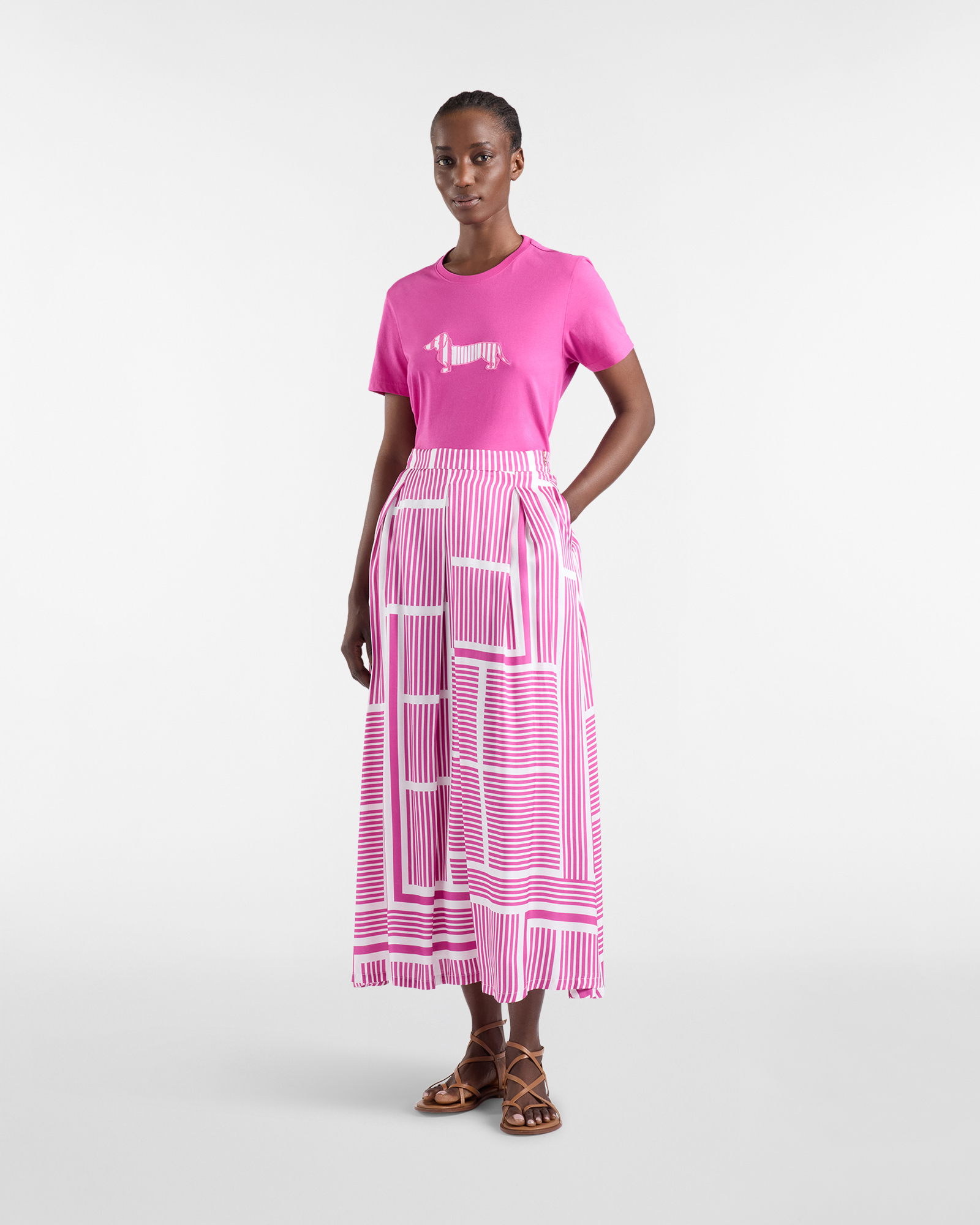 Women's "Sorbet" capsule t-shirt, Red, large image number 3