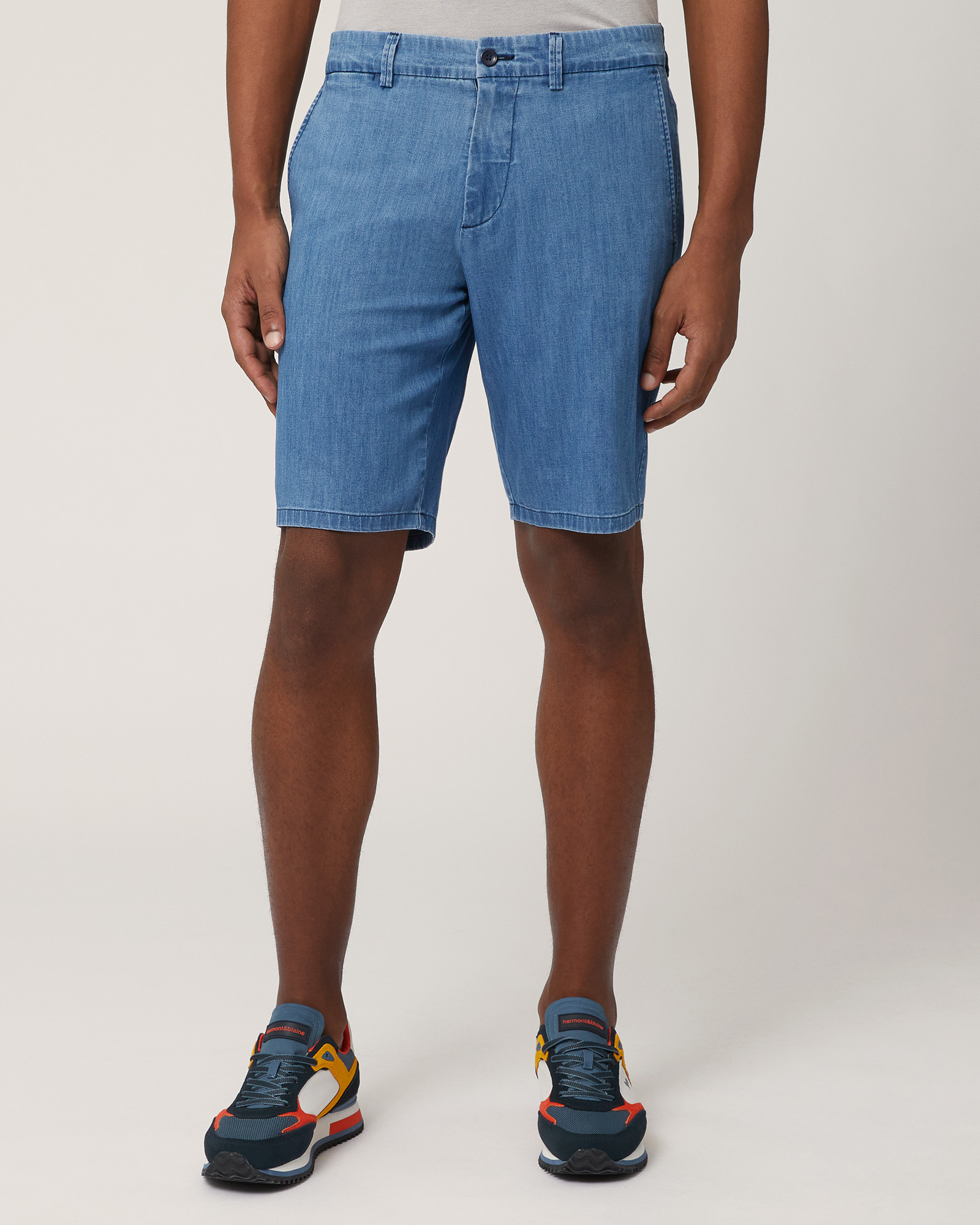 Bermudas de denim corte regular