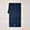 Sciarpa In Misto Lana A Costine Con Patch Logo, Blu, swatch