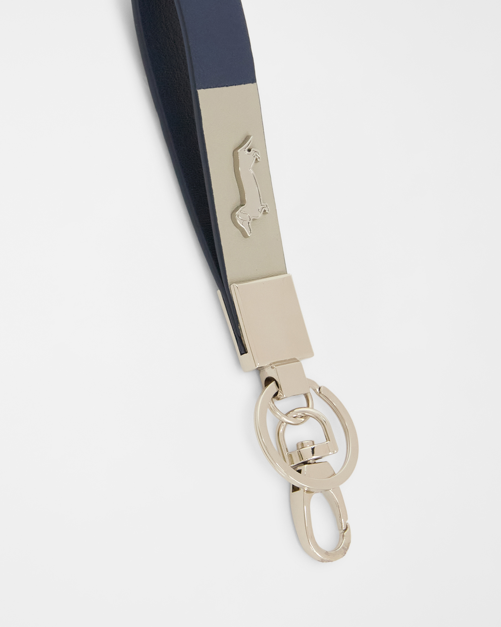 Keychain with metal dachshunds