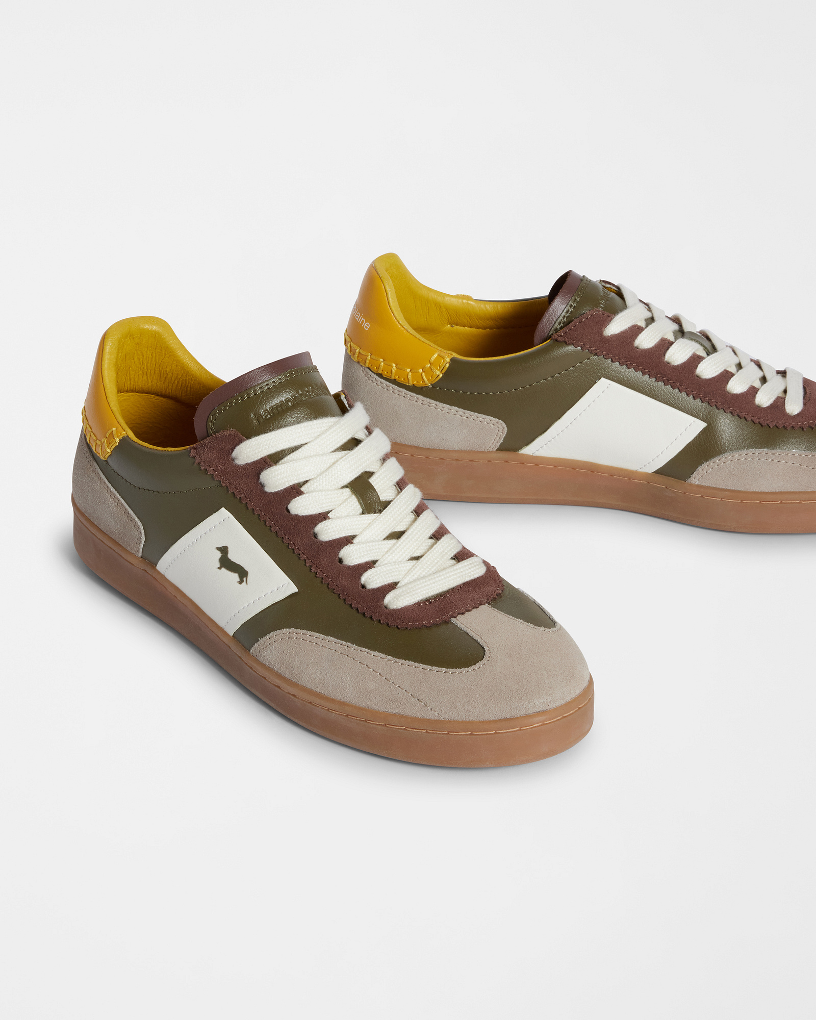 Metropolis Sneakers, Beige/Green, large image number 3