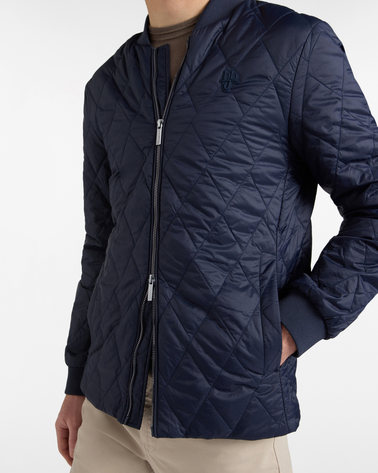 Padding Jacket Uomo Trapuntata, Blu scuro, large image number 2