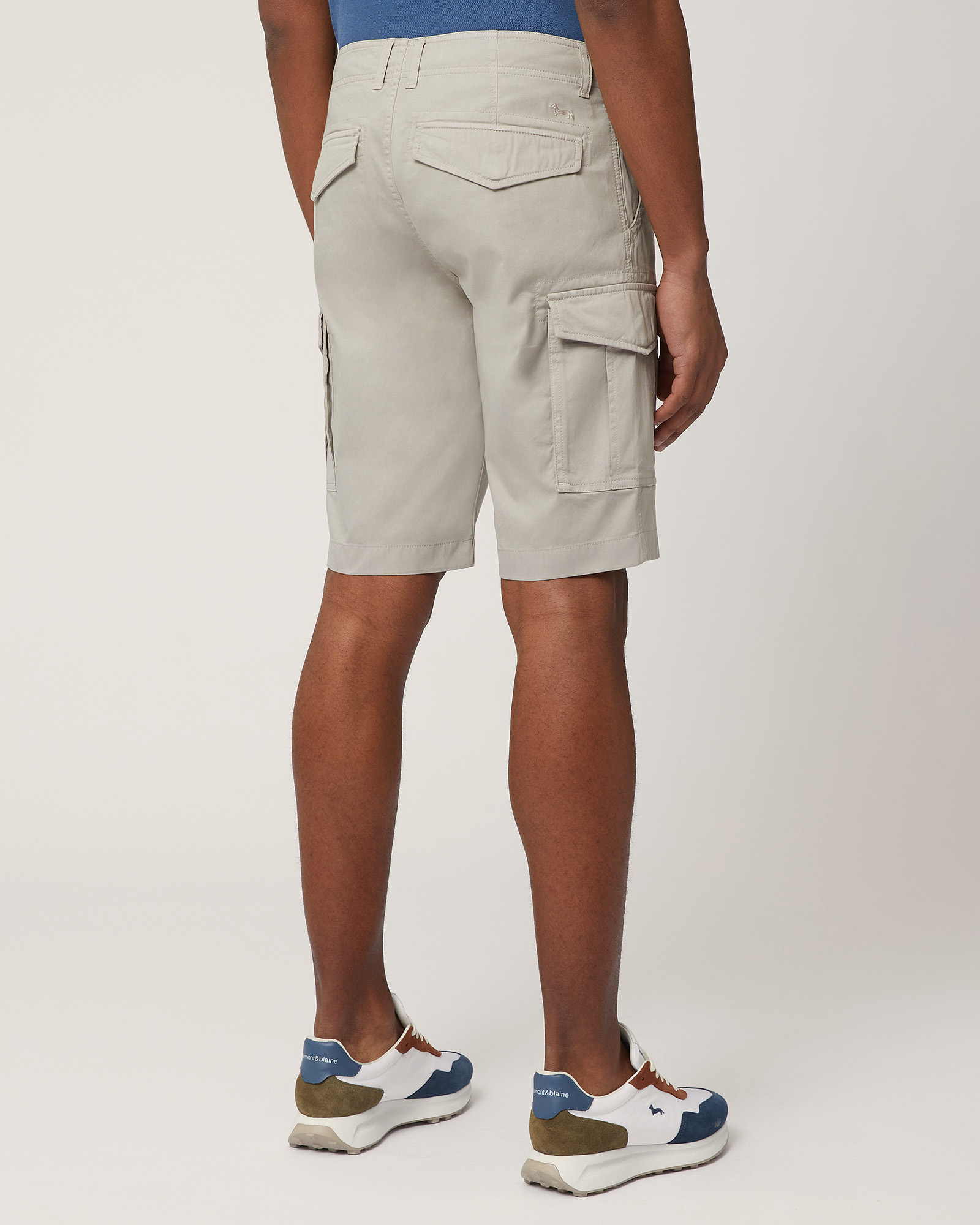 Bermudas cargo de algodón