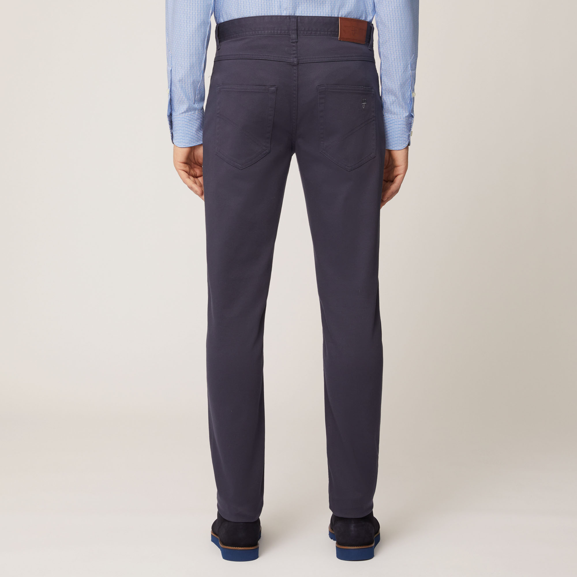 Pantalone Cinque Tasche Narrow Fit, Light Blue, large image number 1