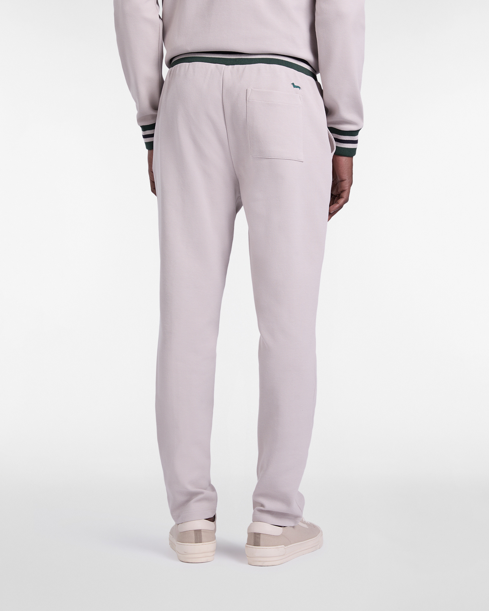 Pantaloni sportivi con cinta rigata, Grigio, large image number 1