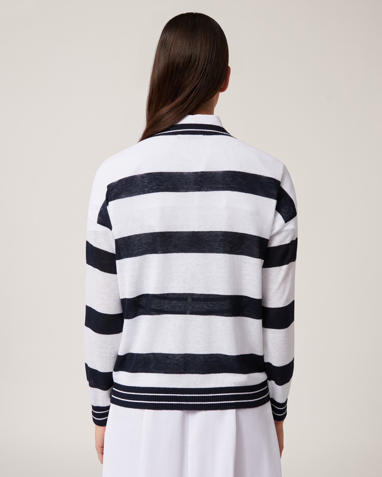 Striped Jacquard Sweater