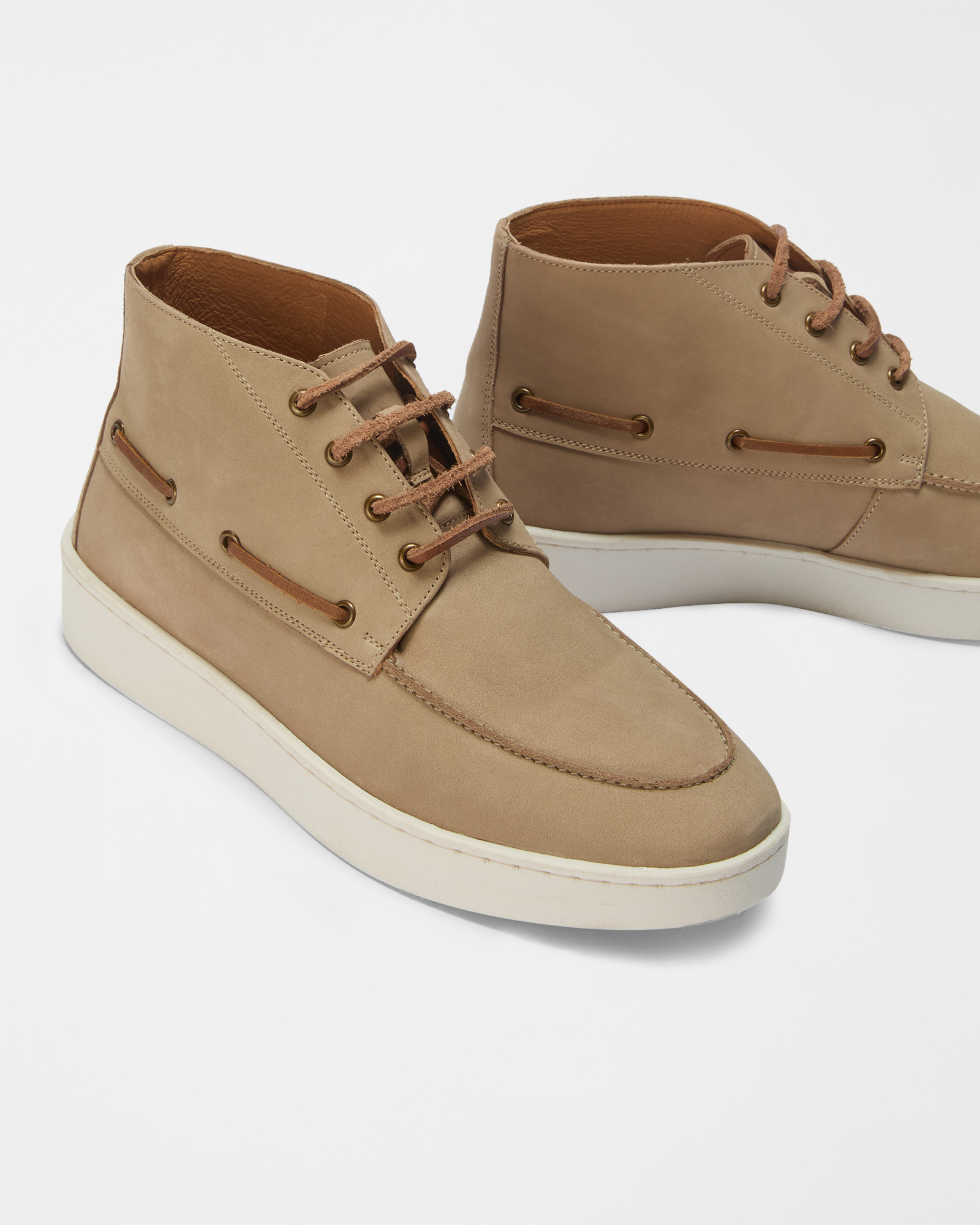 Scarpe Uomo Polacchino, Bianco naturale, large image number 3