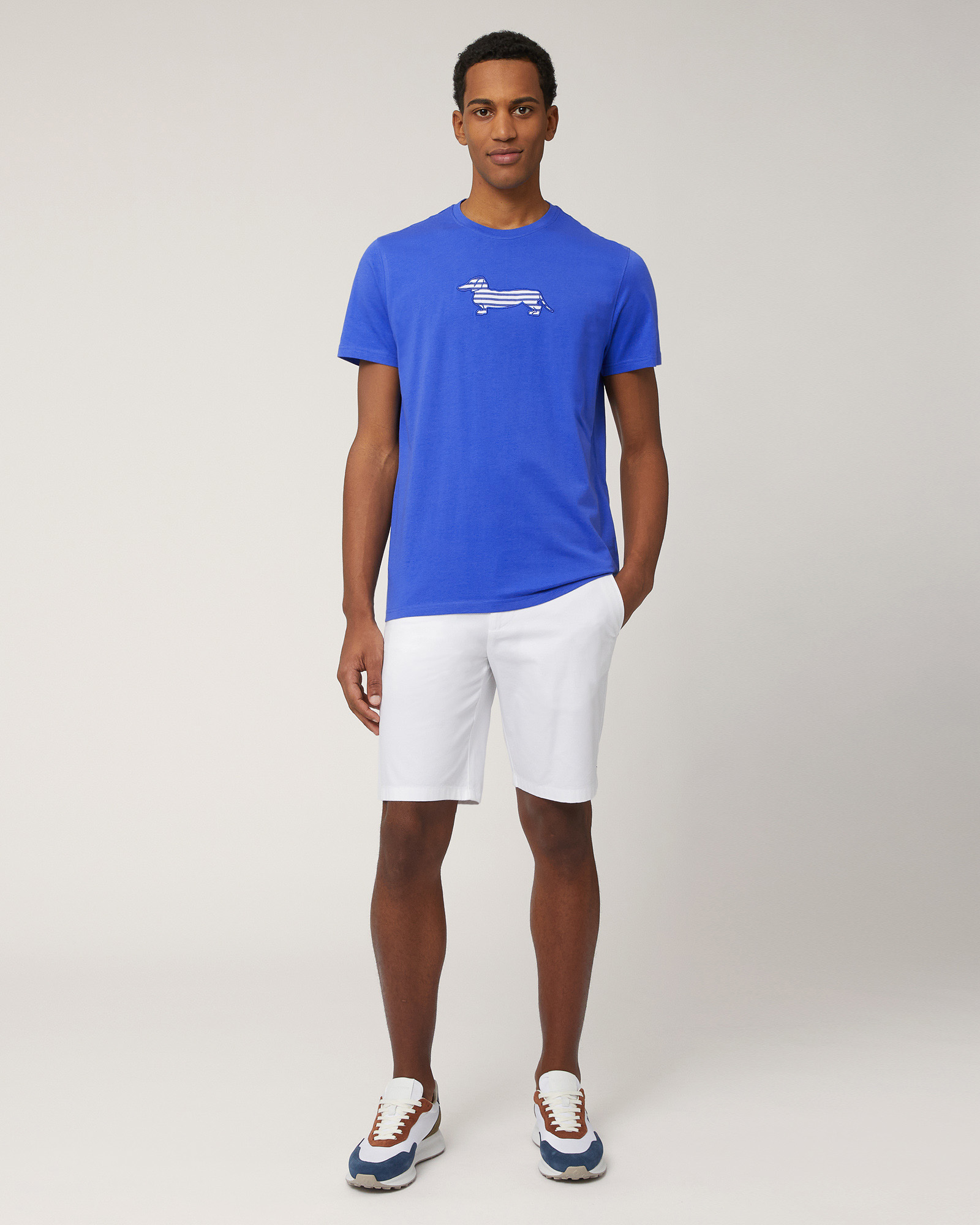 Sorbet T-Shirt with Dachshund, Light Blue, large image number 3
