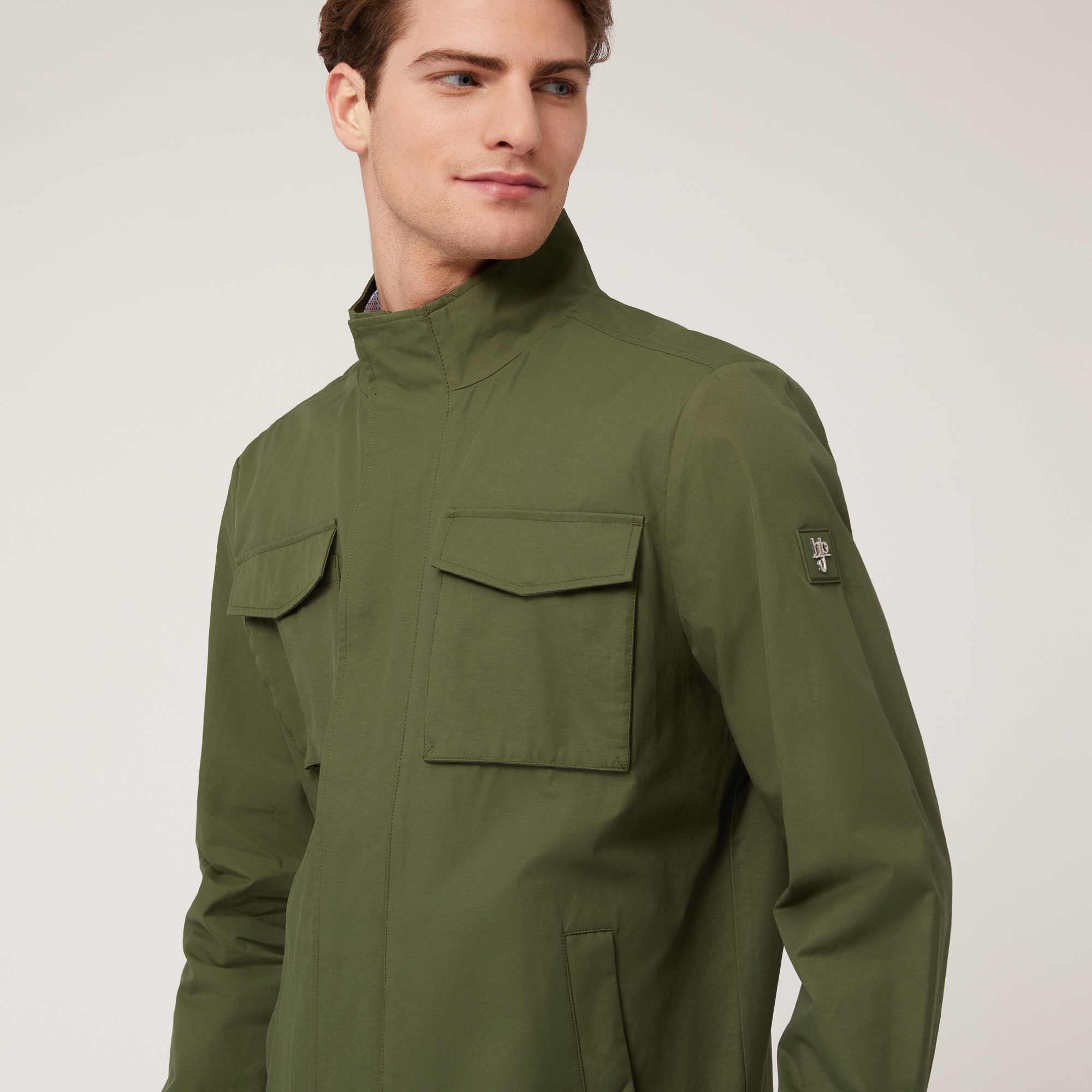 TOM TAILOR Uomini Henley - Maglietta con tasca sul petto