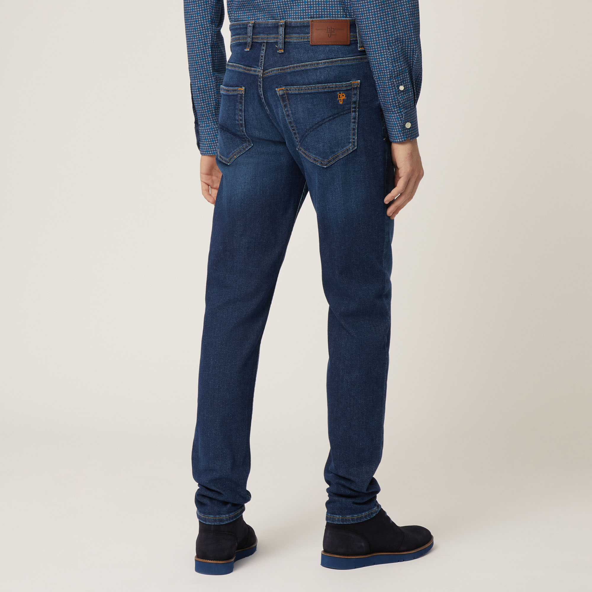 Denim Cinque Tasche Narrow, Blu Denim, large image number 1