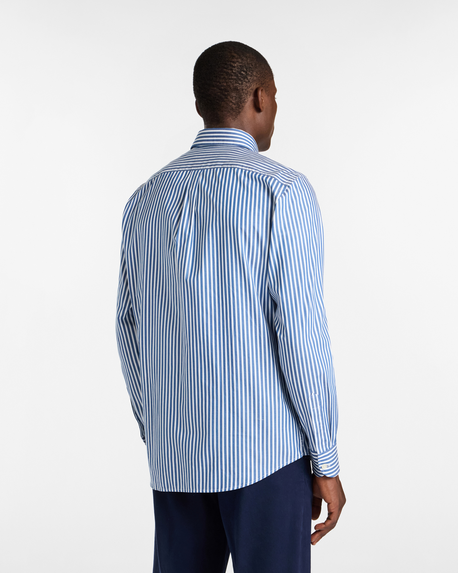 Camicia A Righe Con Bassotto, Blu Chiaro, large image number 1