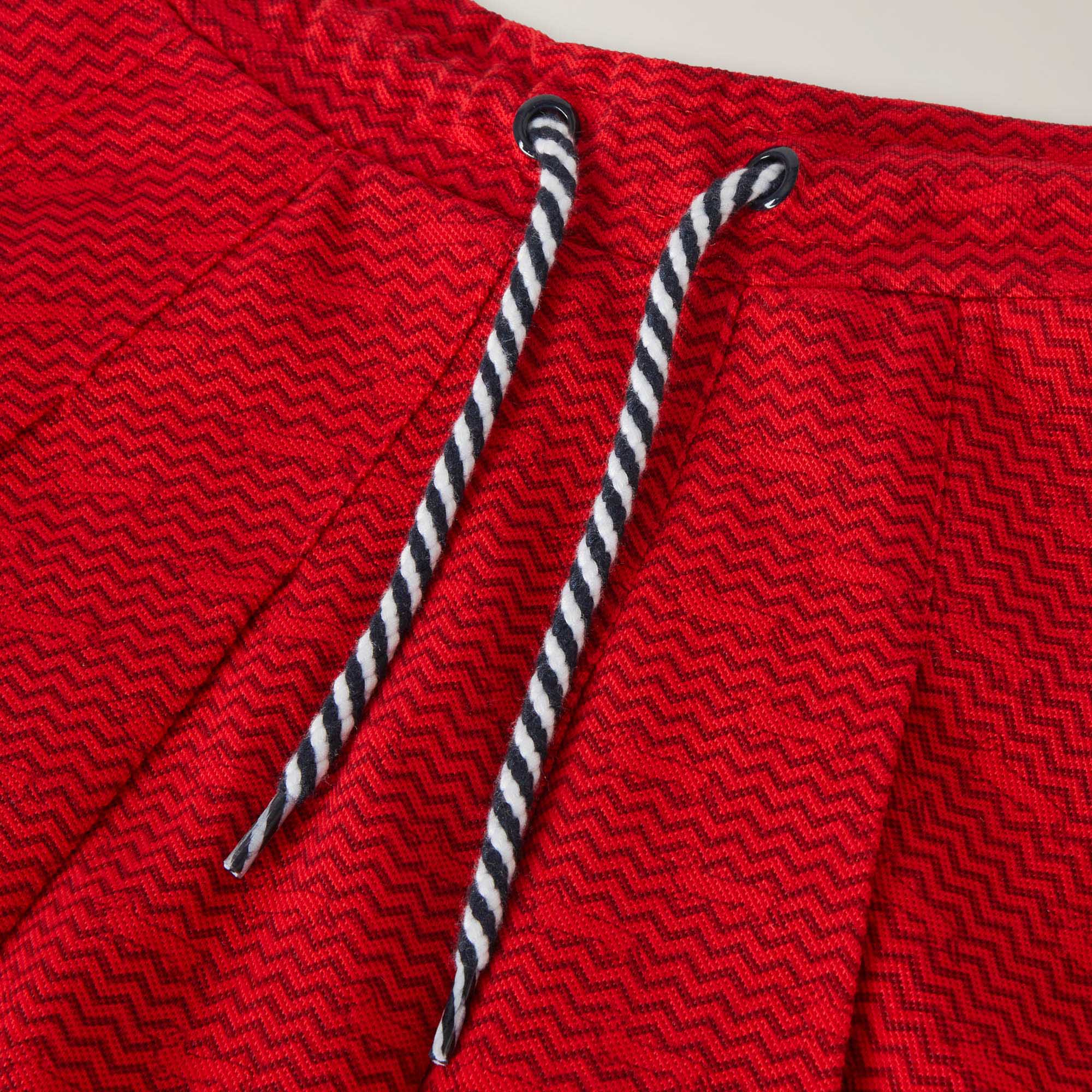 Micro-patterned print skirt, Red, large image number 2