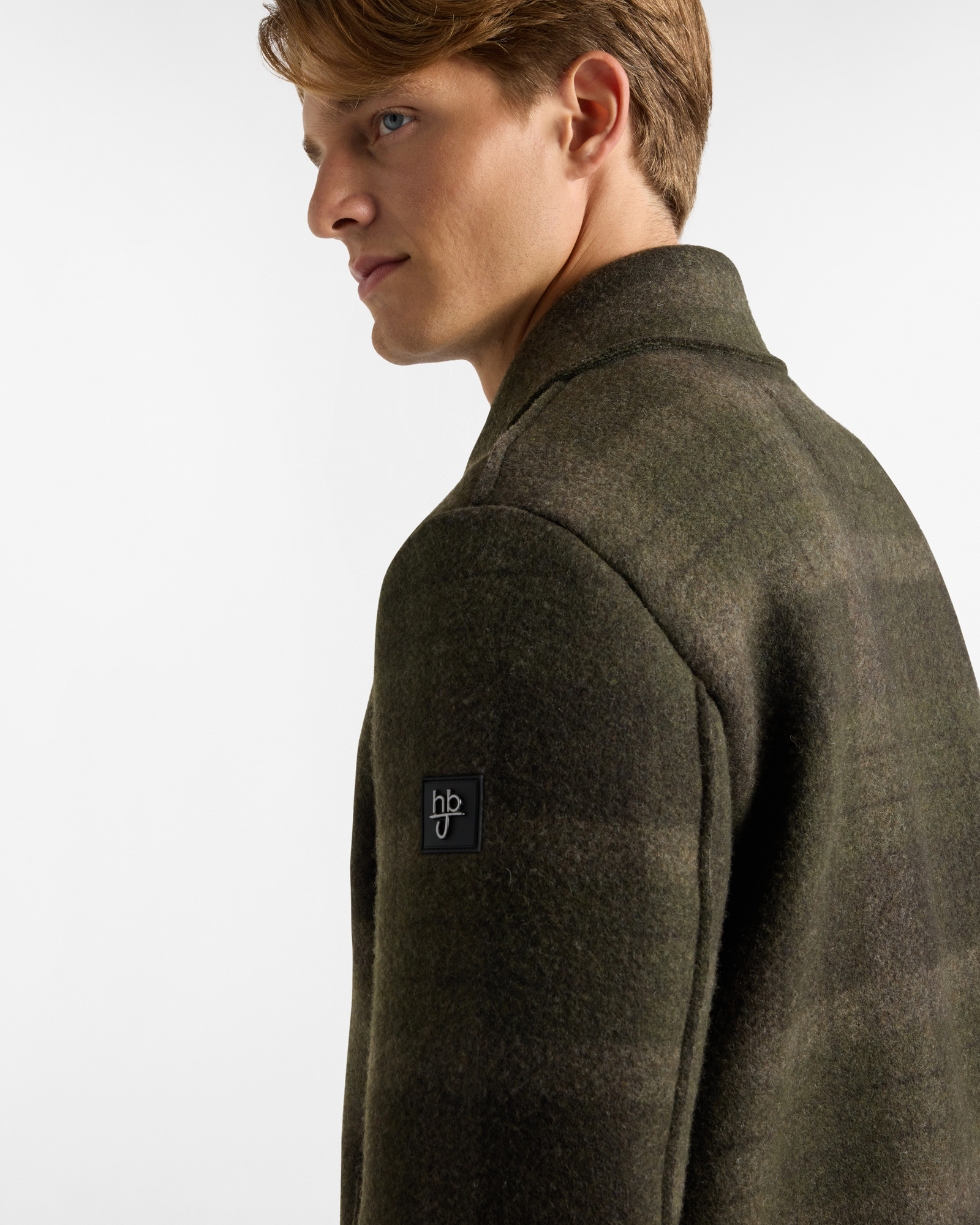 Cappotto corto con Zip e collo camicia, Marrone, large image number 2