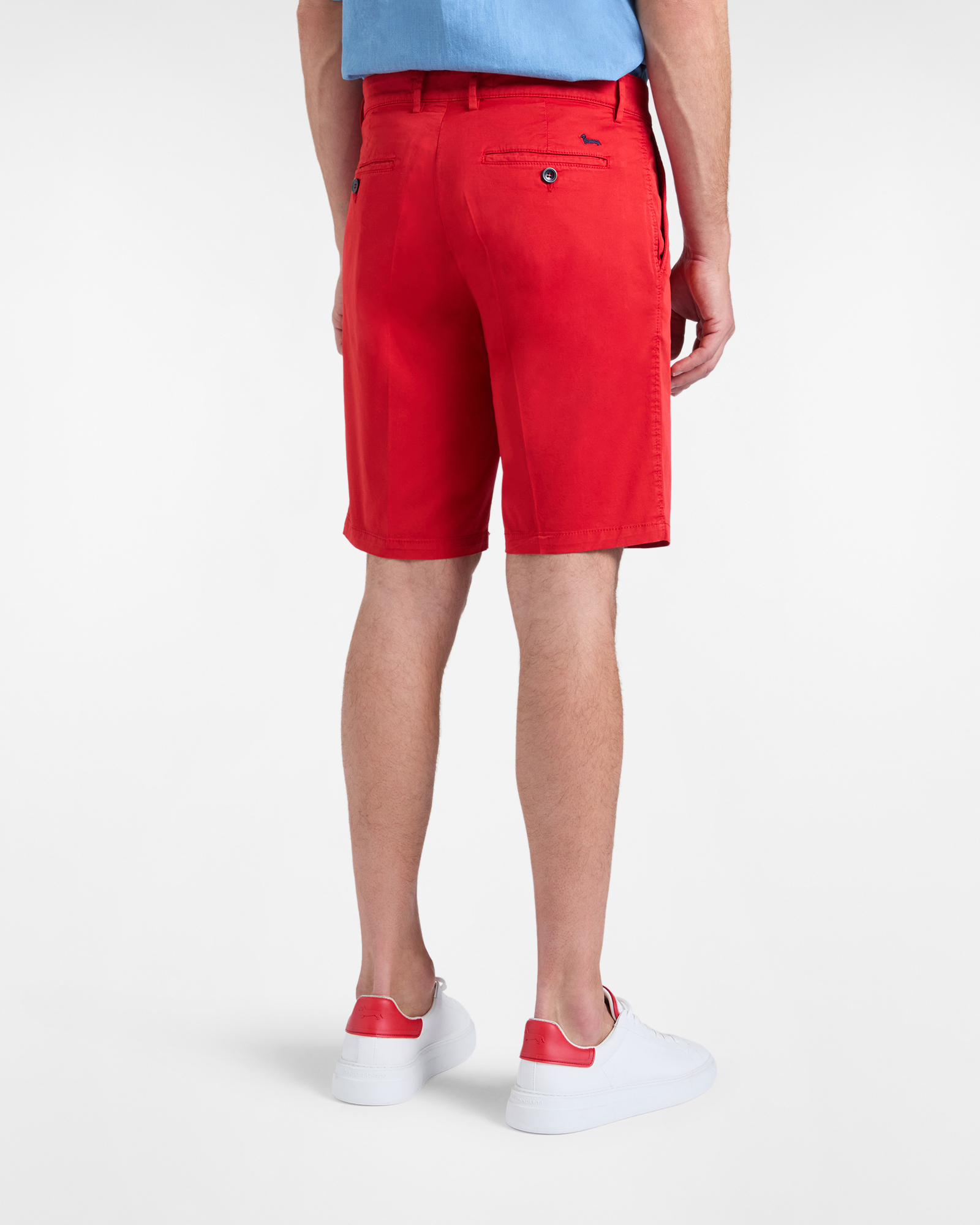 Men's basic regular fit Bermuda shorts