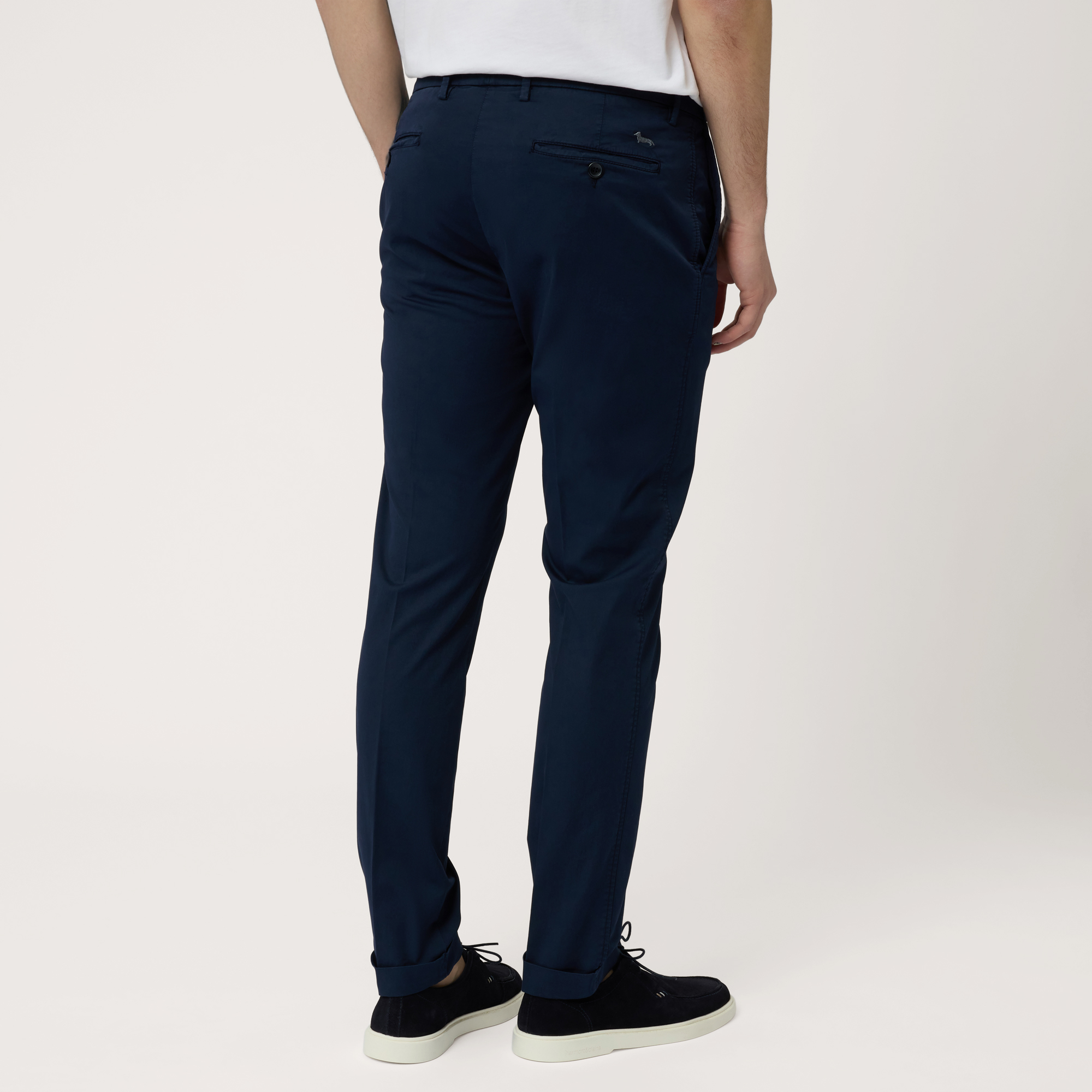 Slim Fit Chino Pants, Navy Blue, large image number 1