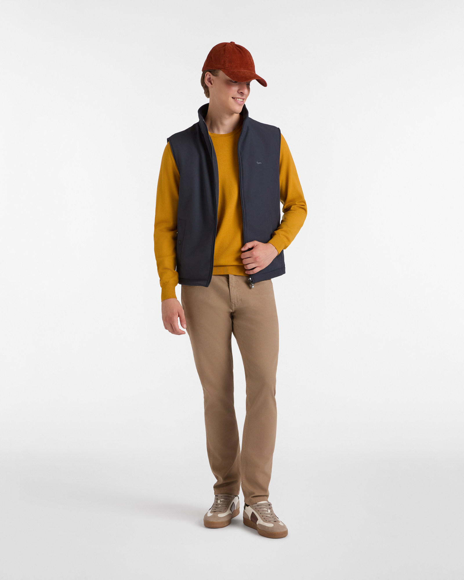 Smanicato In Softshell E Pile, Blu Navy, large image number 3