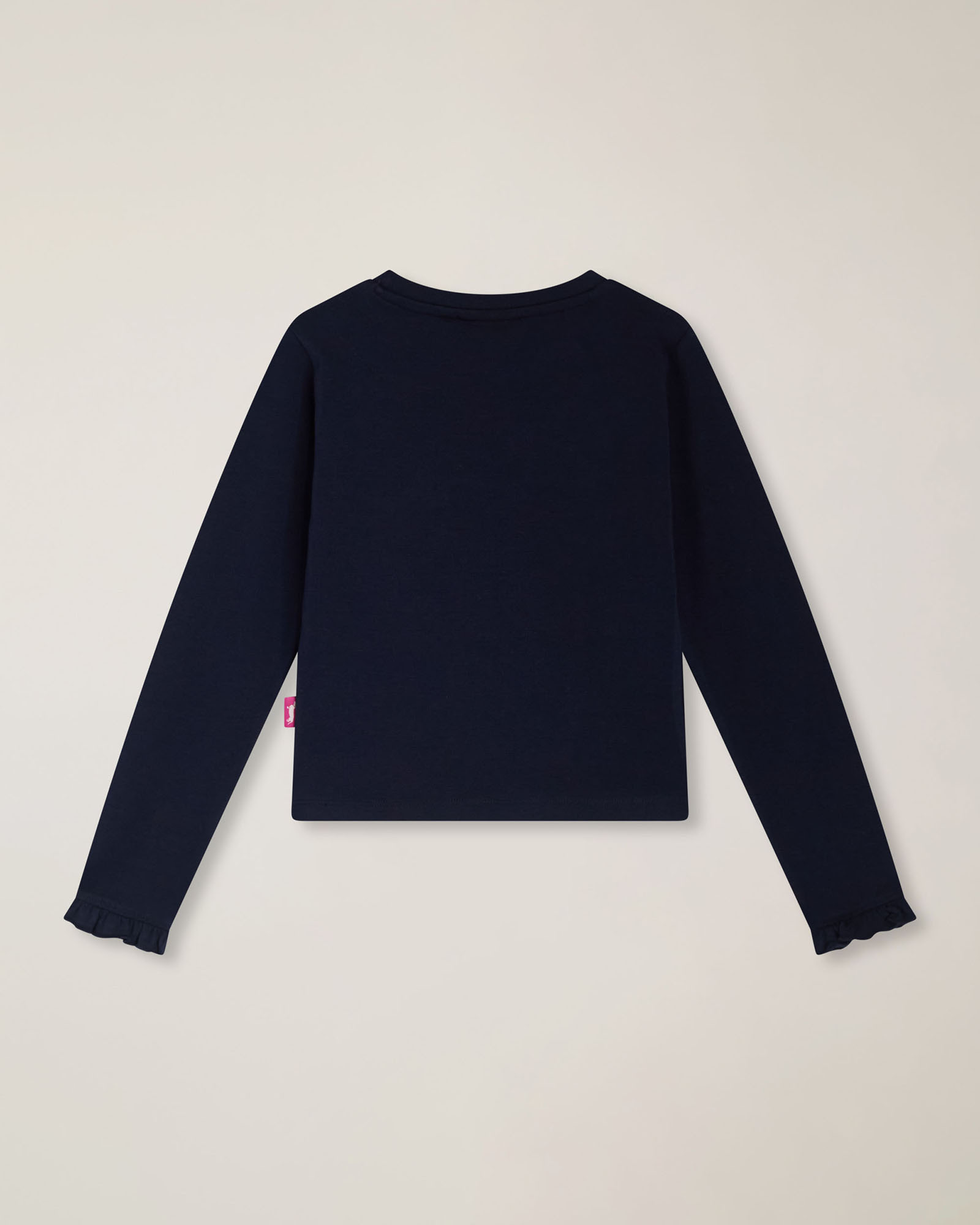 Jersey T‑shirt with front embroidered dachshund, Navy Blue, large image number 1