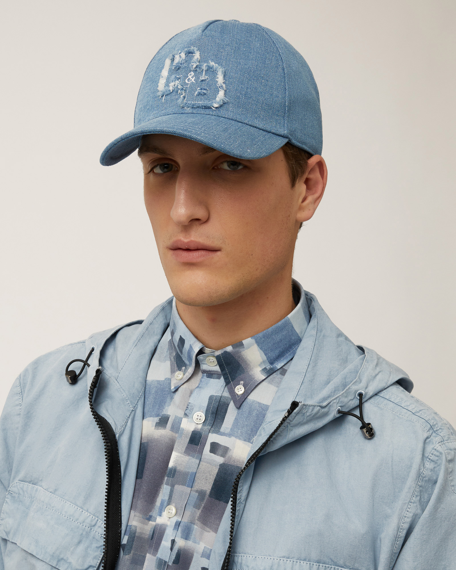 Denim Baseball Cap, Denim Blue, large image number 2