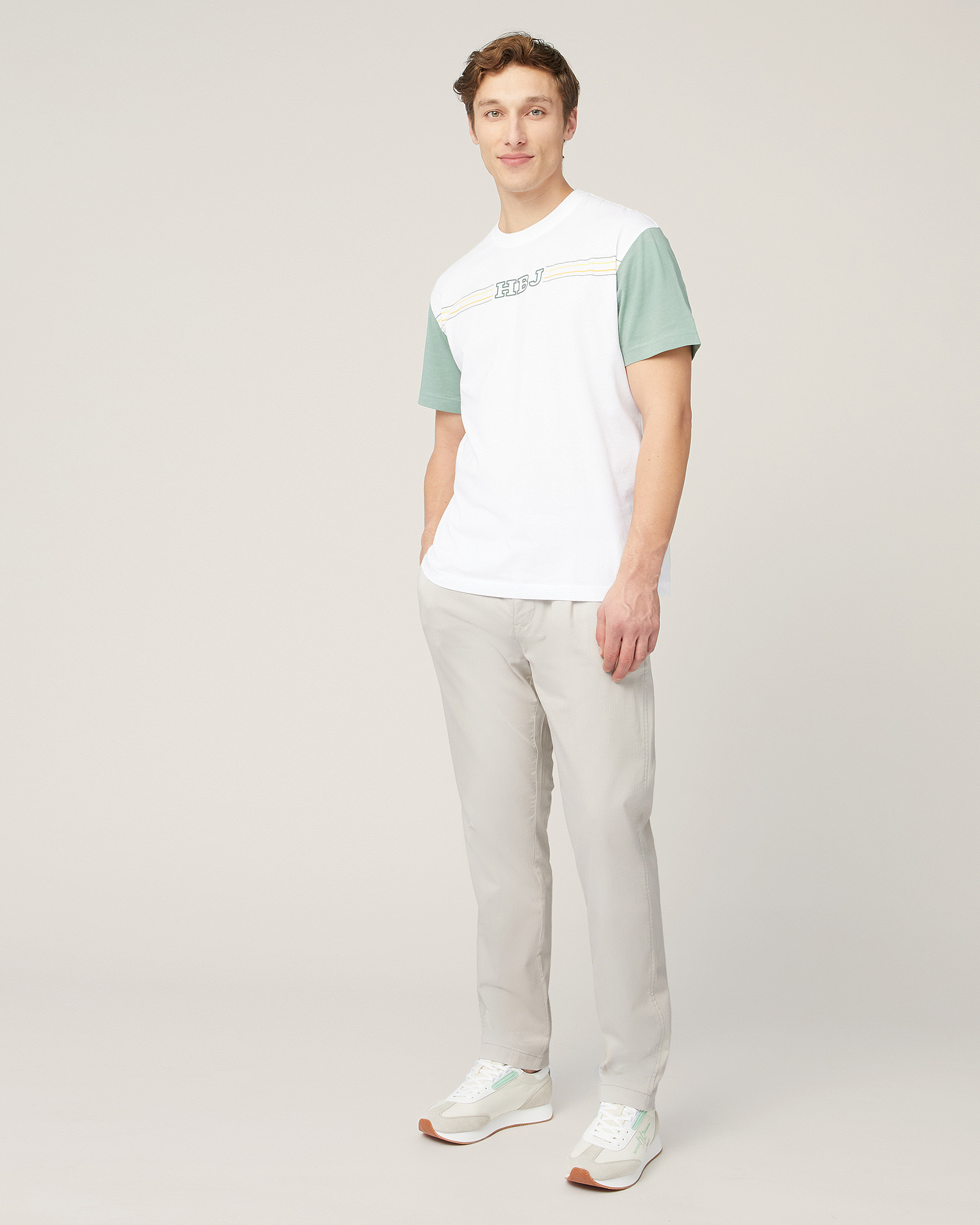Chino Pants with Drawstring, Sand, large image number 3