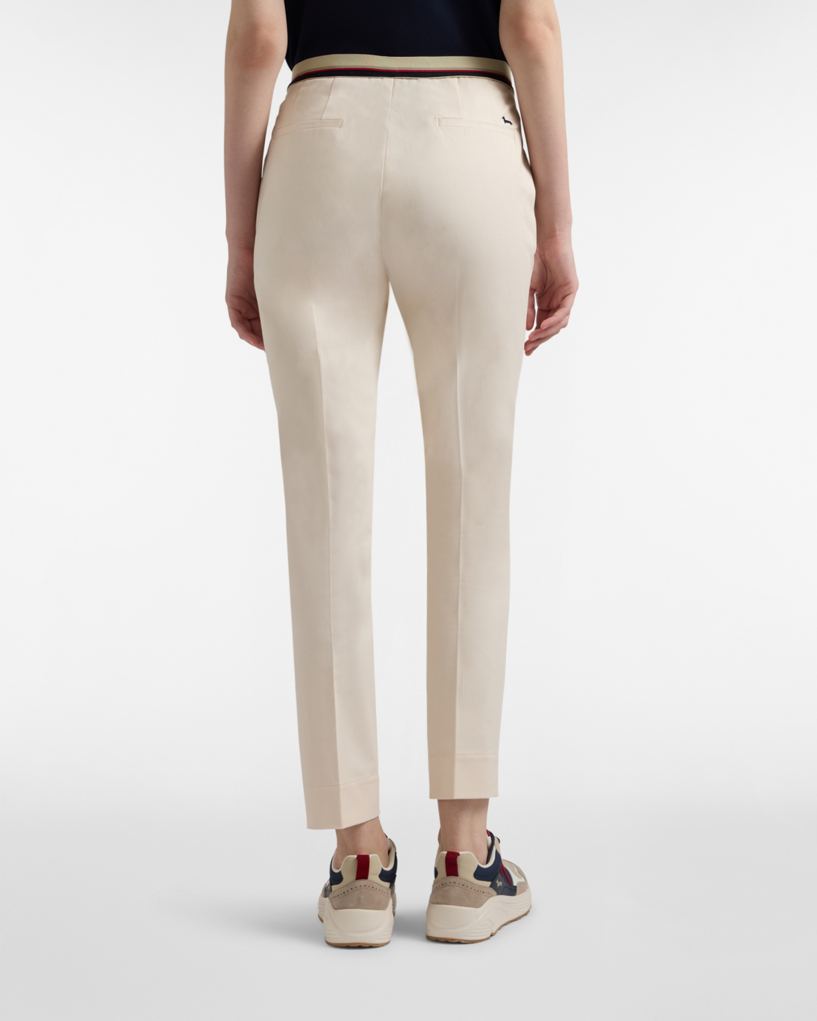 Women's elasticated chinos
