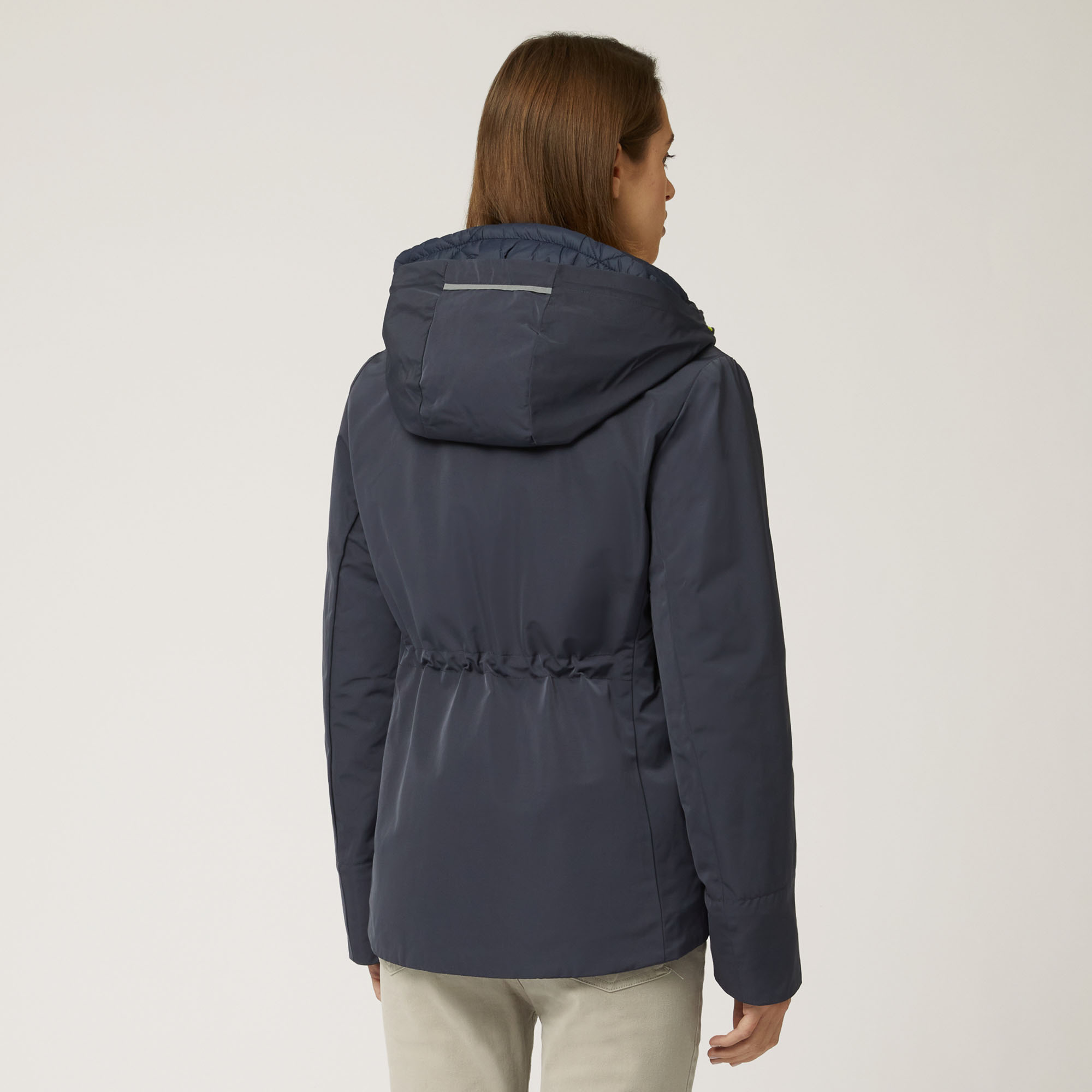 Softshell Jacket With Printed Interior, Blue, large image number 1