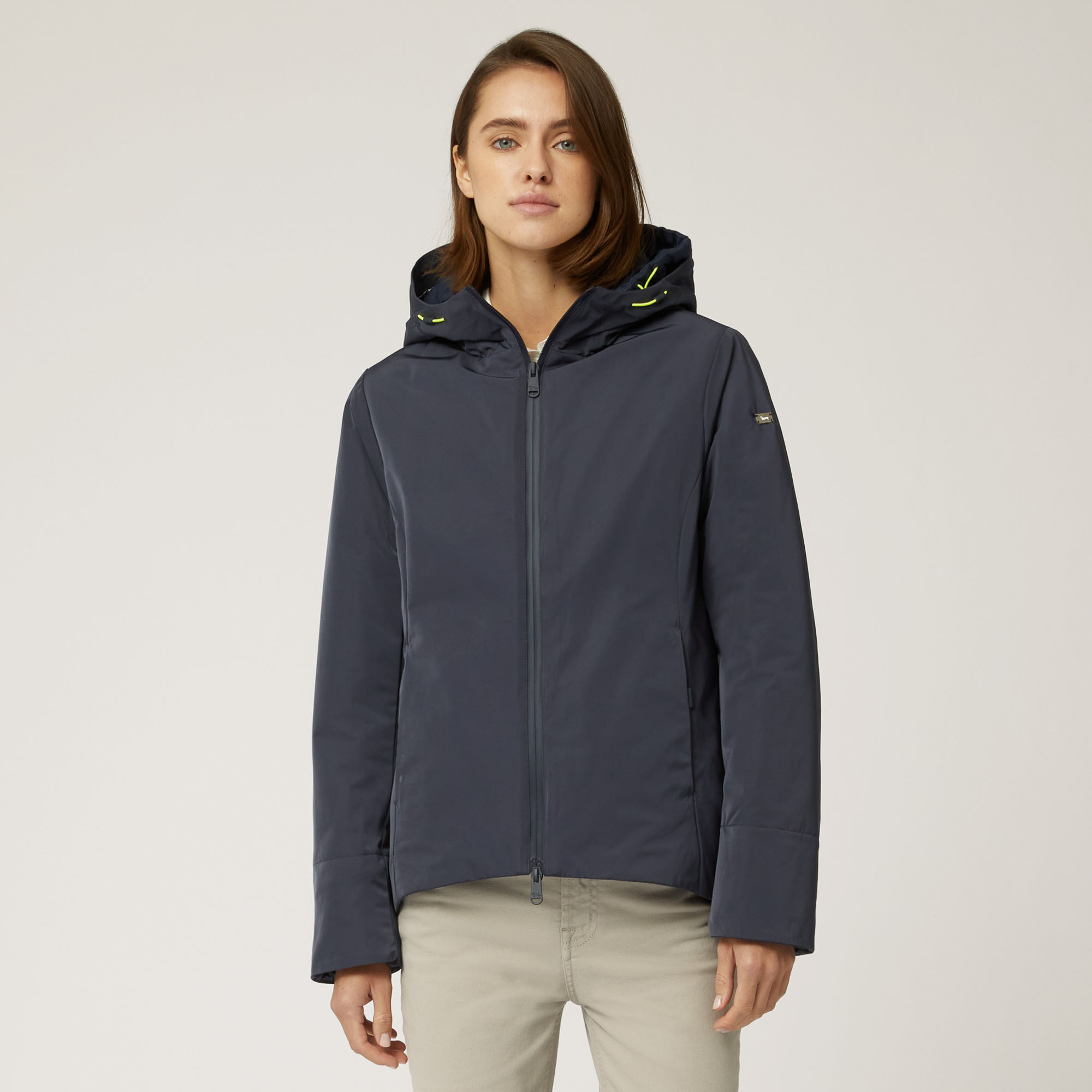 Giubbotto In Softshell Con Interno Stampato Elevate Dutility, Blu Navy, large image number 0