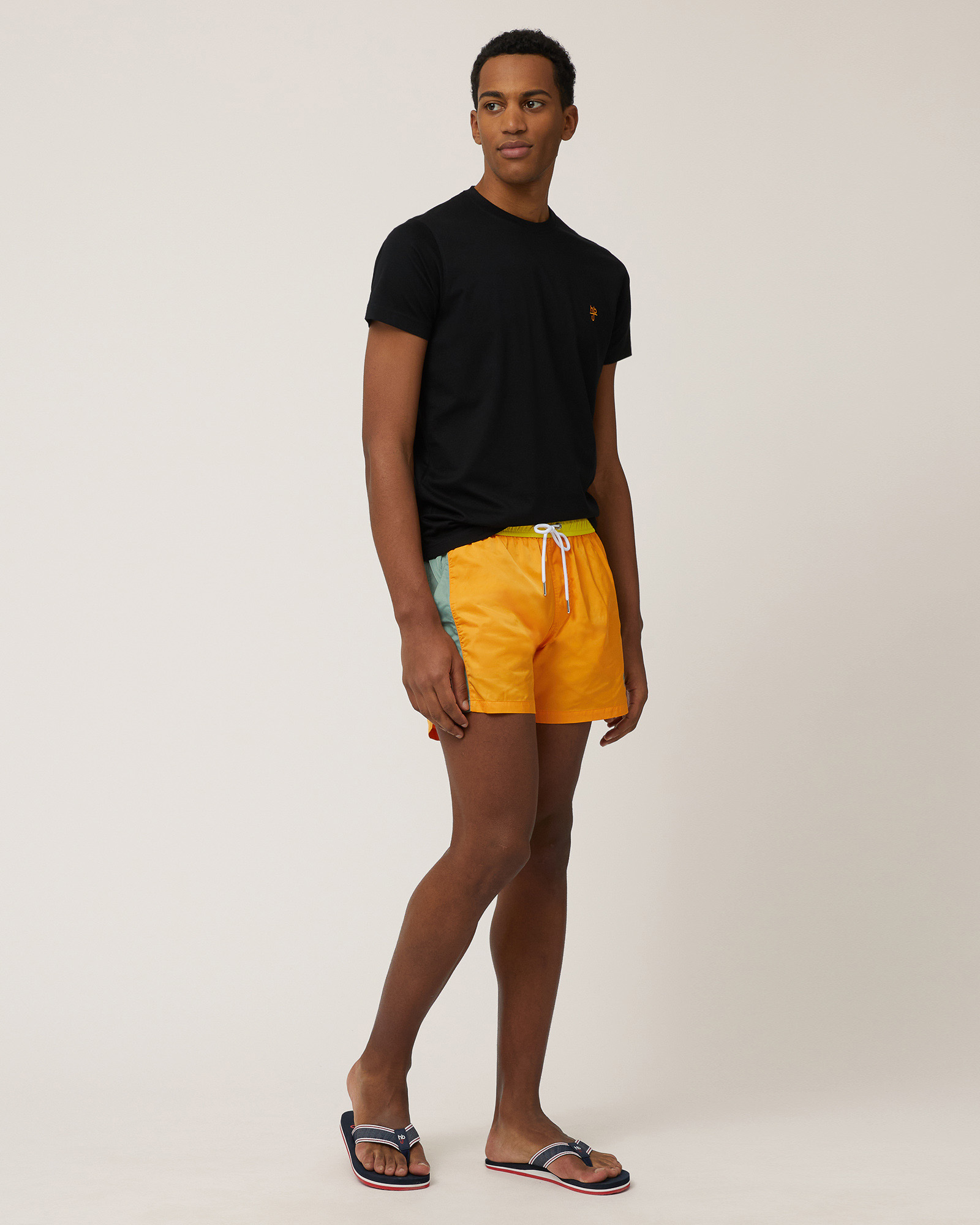 Multicolor Swim Shorts, Orange, large image number 3